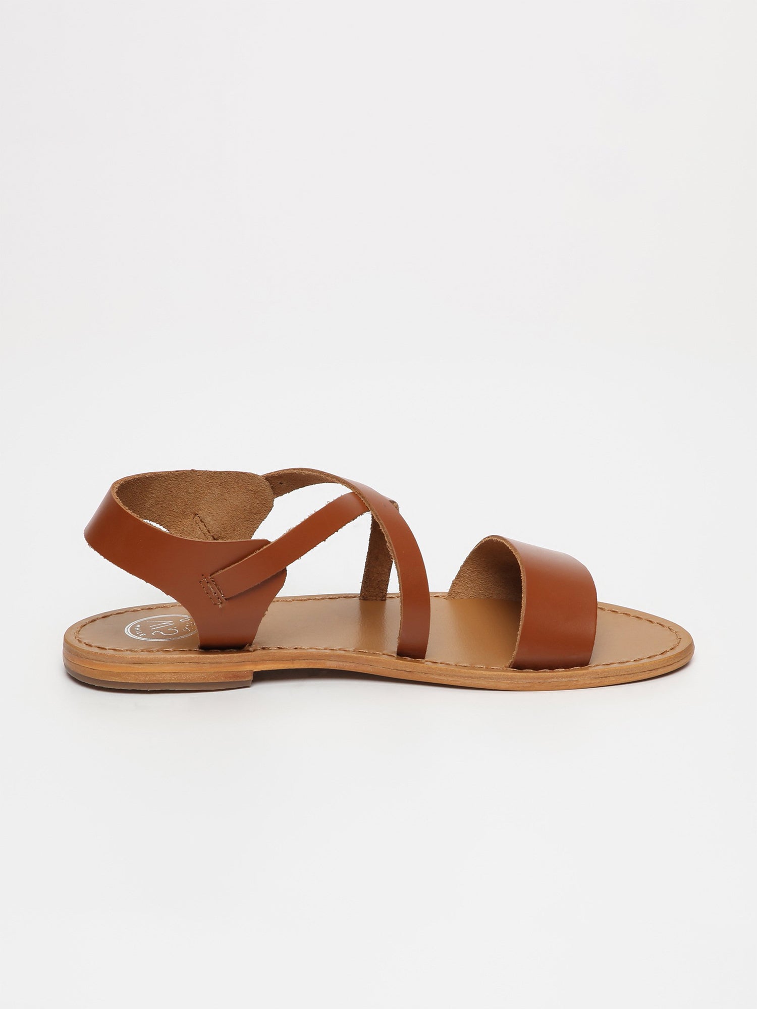 MANAUS sandales en cuir camel