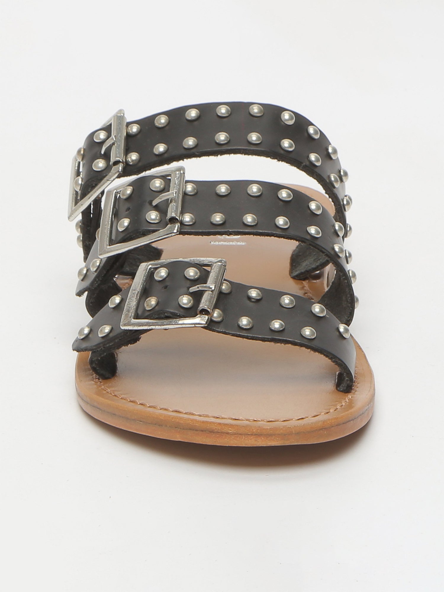BALEAR mules en cuir noir