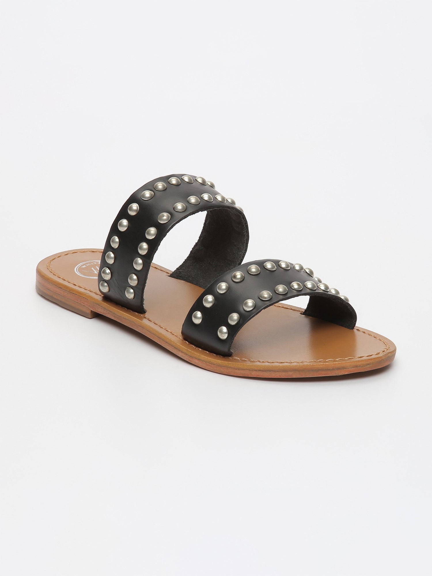FORTESA sandales en cuir noir