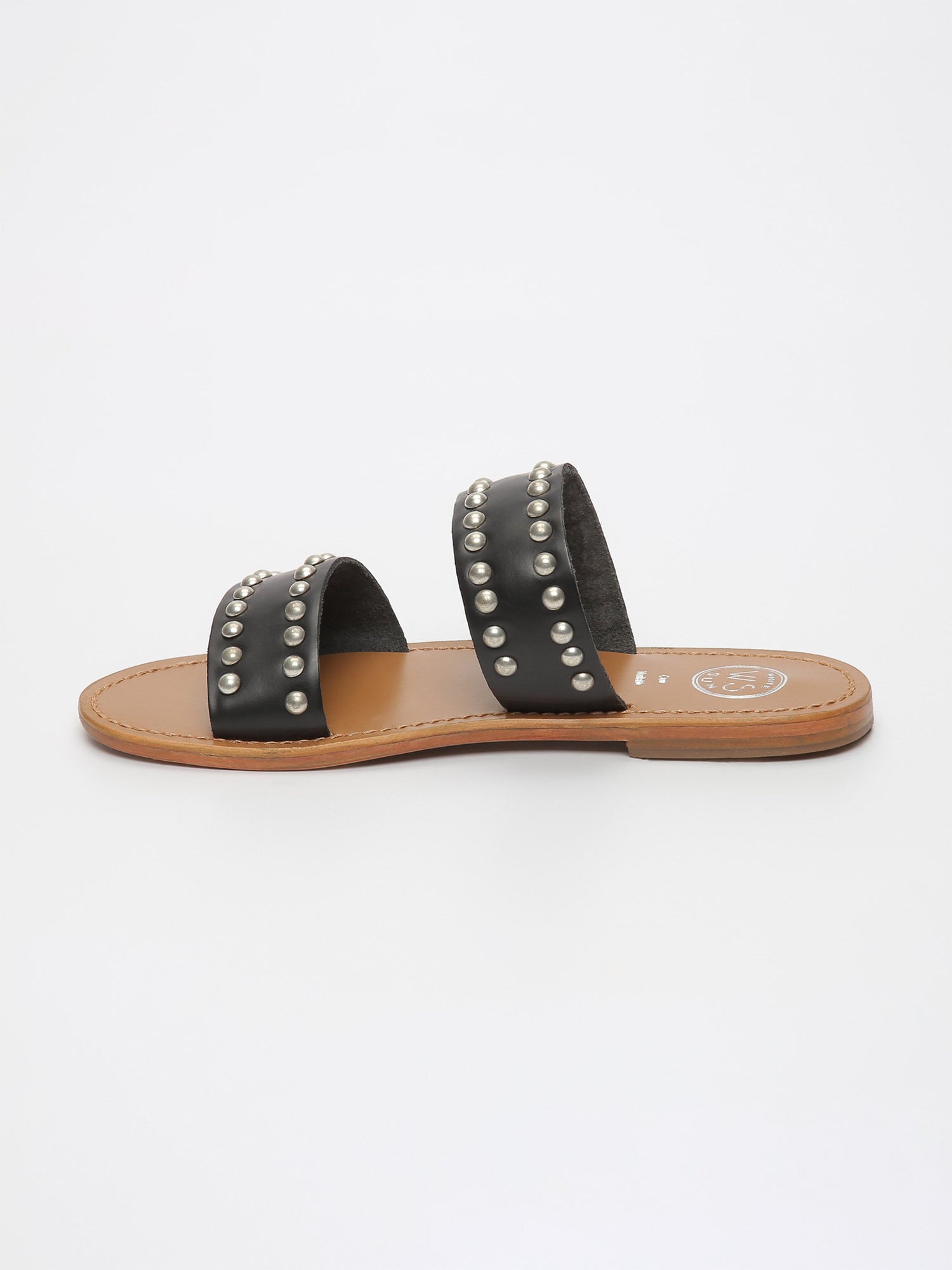 FORTESA sandales en cuir noir