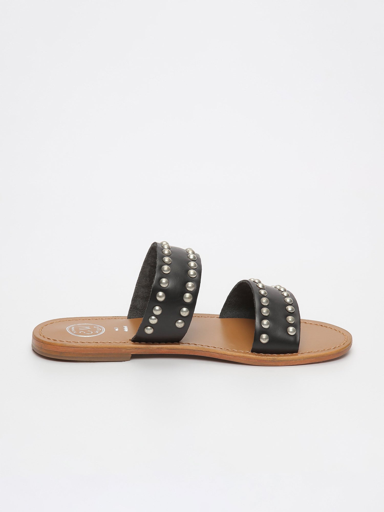 FORTESA sandales en cuir noir