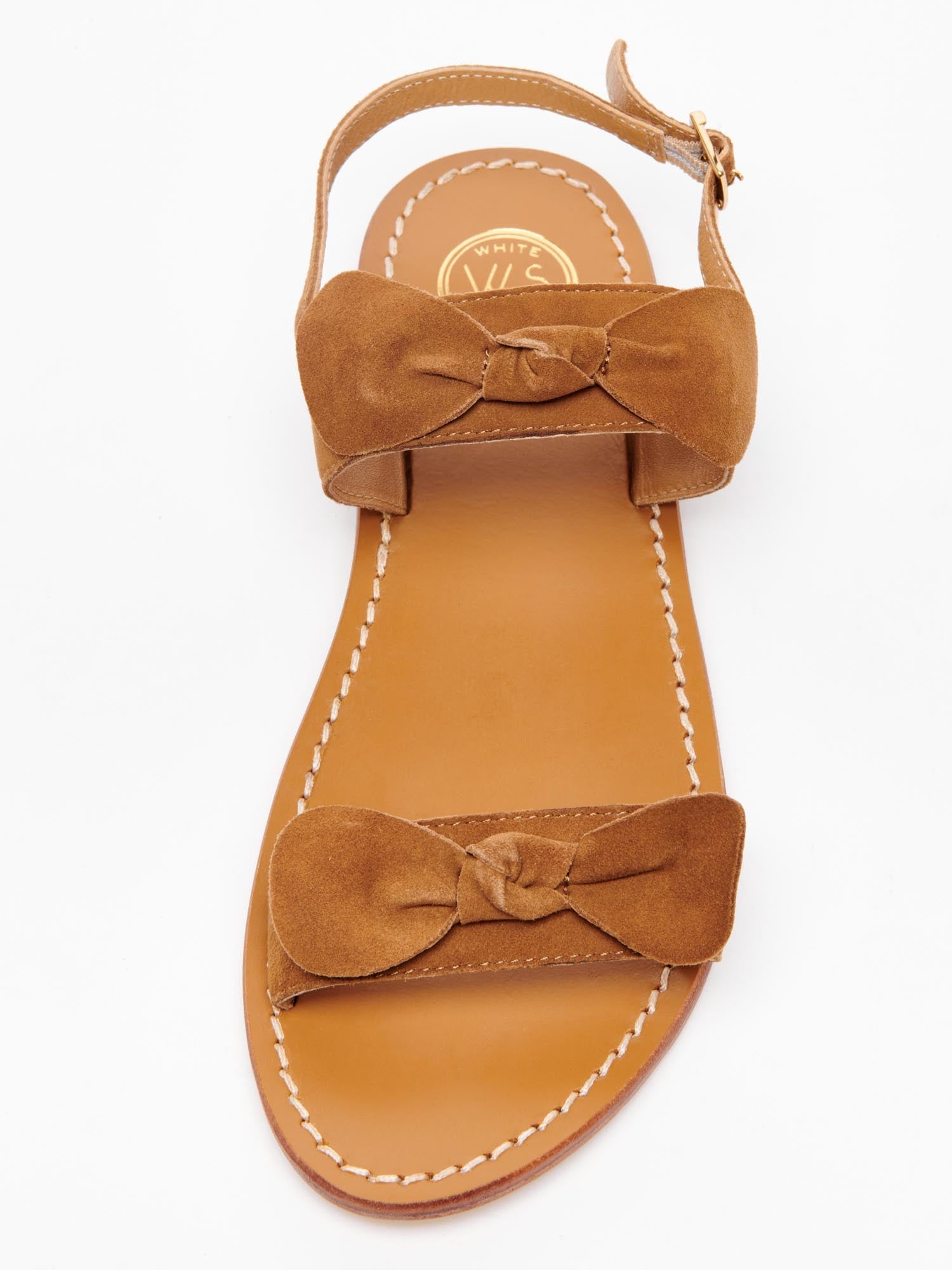 INDAH sandales en cuir camel
