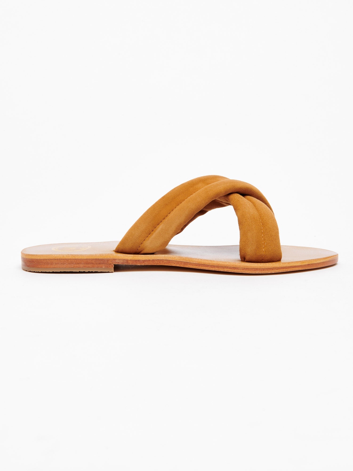 BILLIE sandales en cuir camel