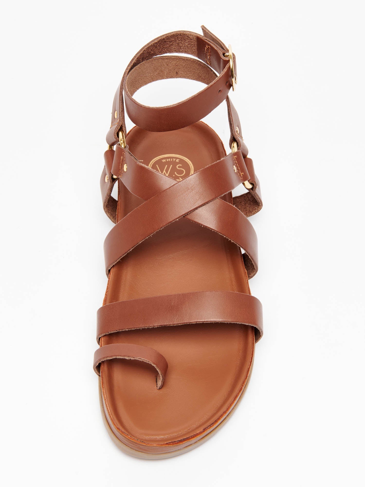 OHANZEE sandales en cuir camel