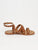 AMARI Sandale cuir avec rivets