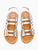 ARACATI Sandale cuir irisée