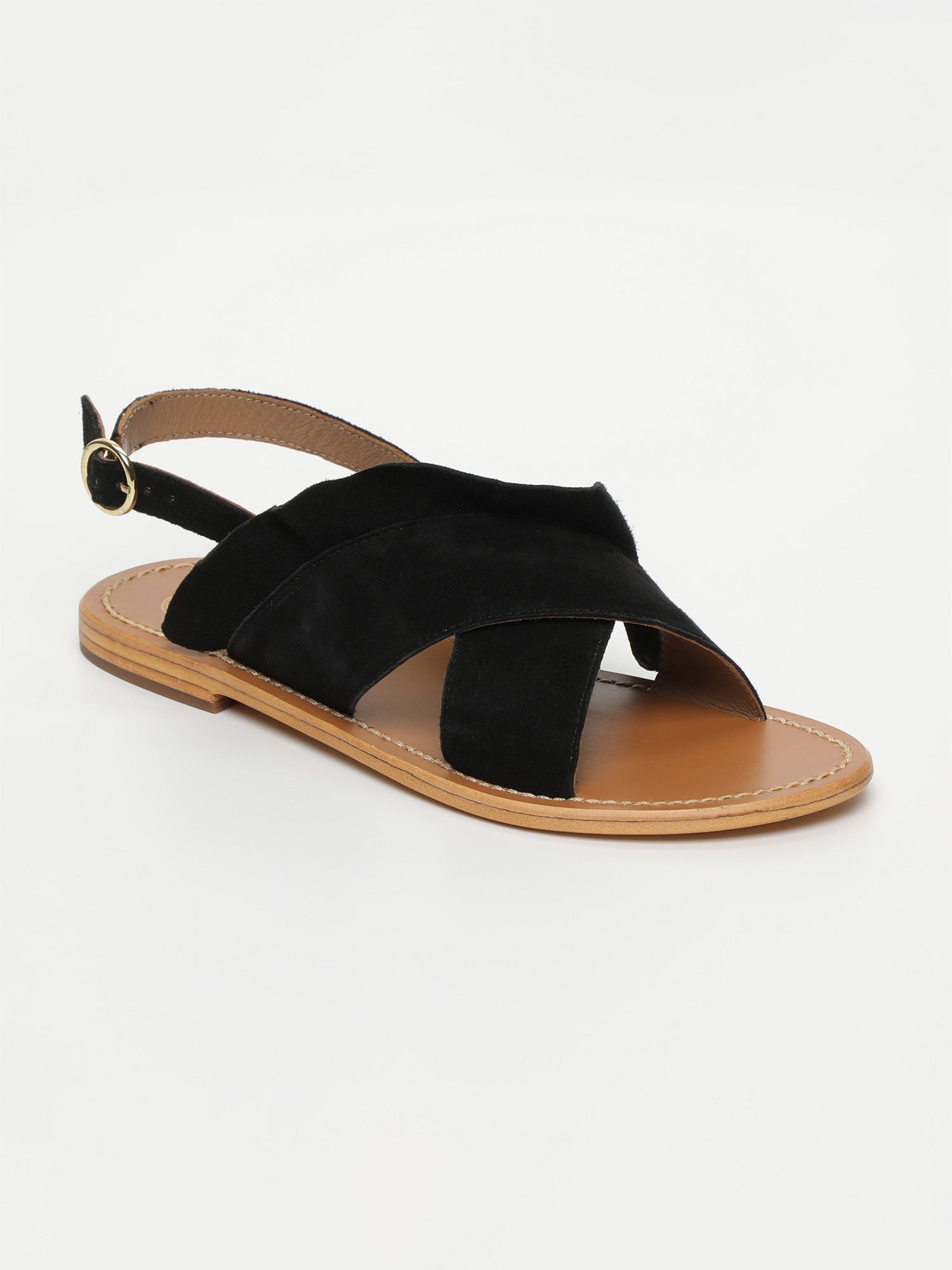 LILLY sandales en cuir noir