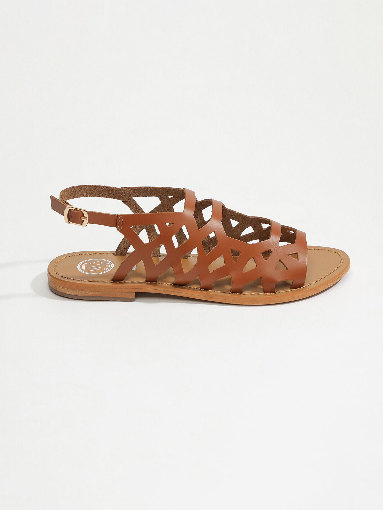 ARACATI sandales en cuir camel