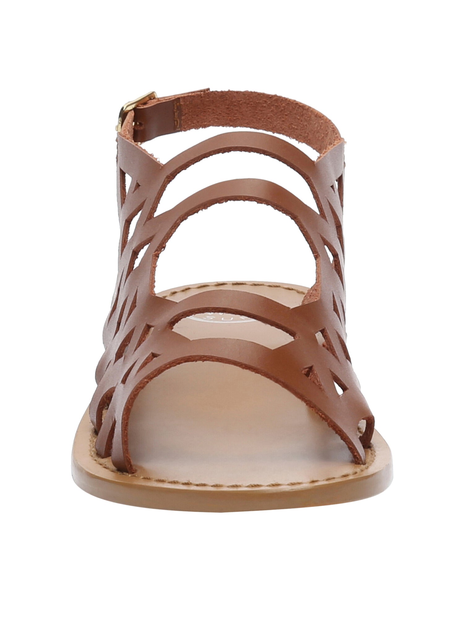 ARACATI sandales en cuir camel