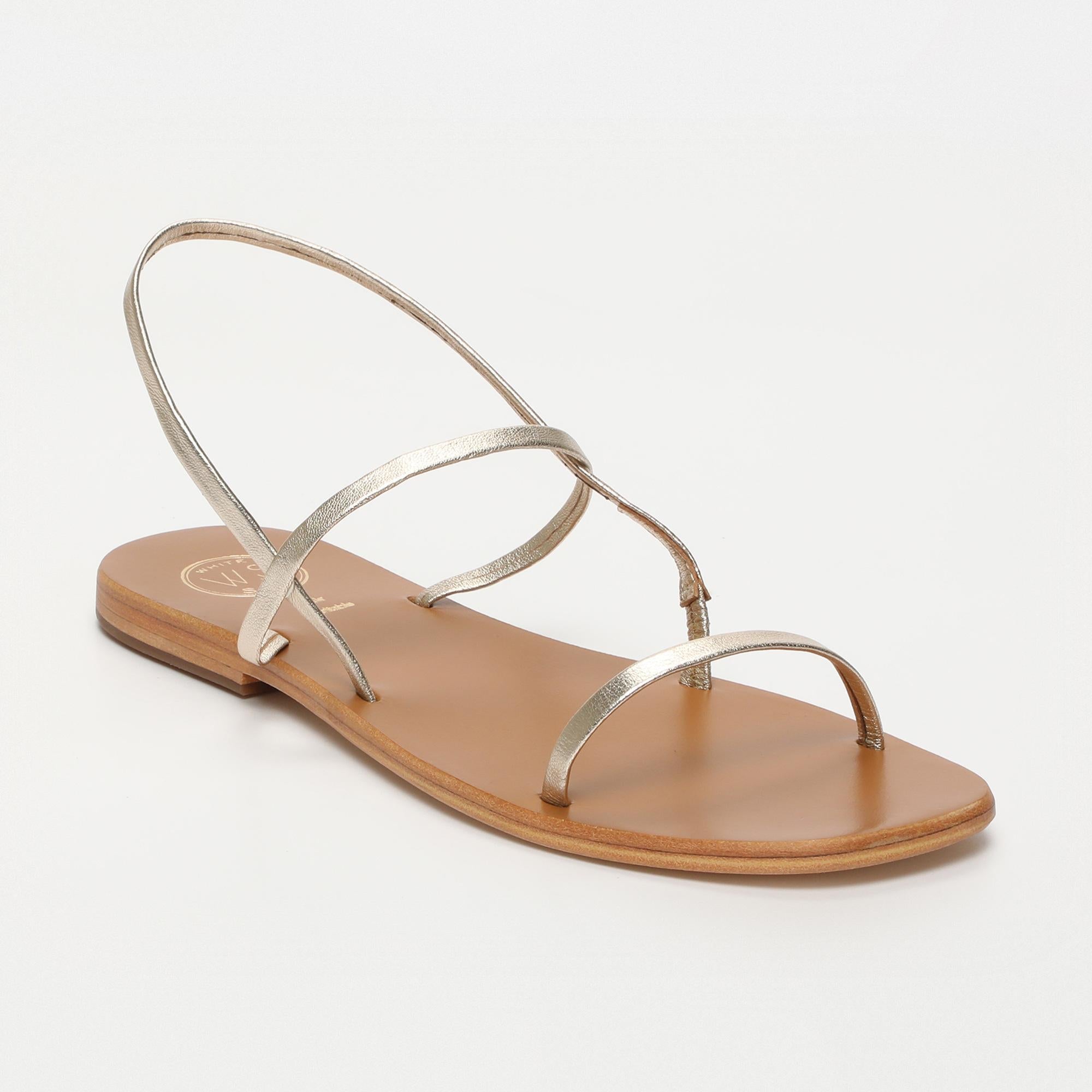 DORRIN sandales en cuir or