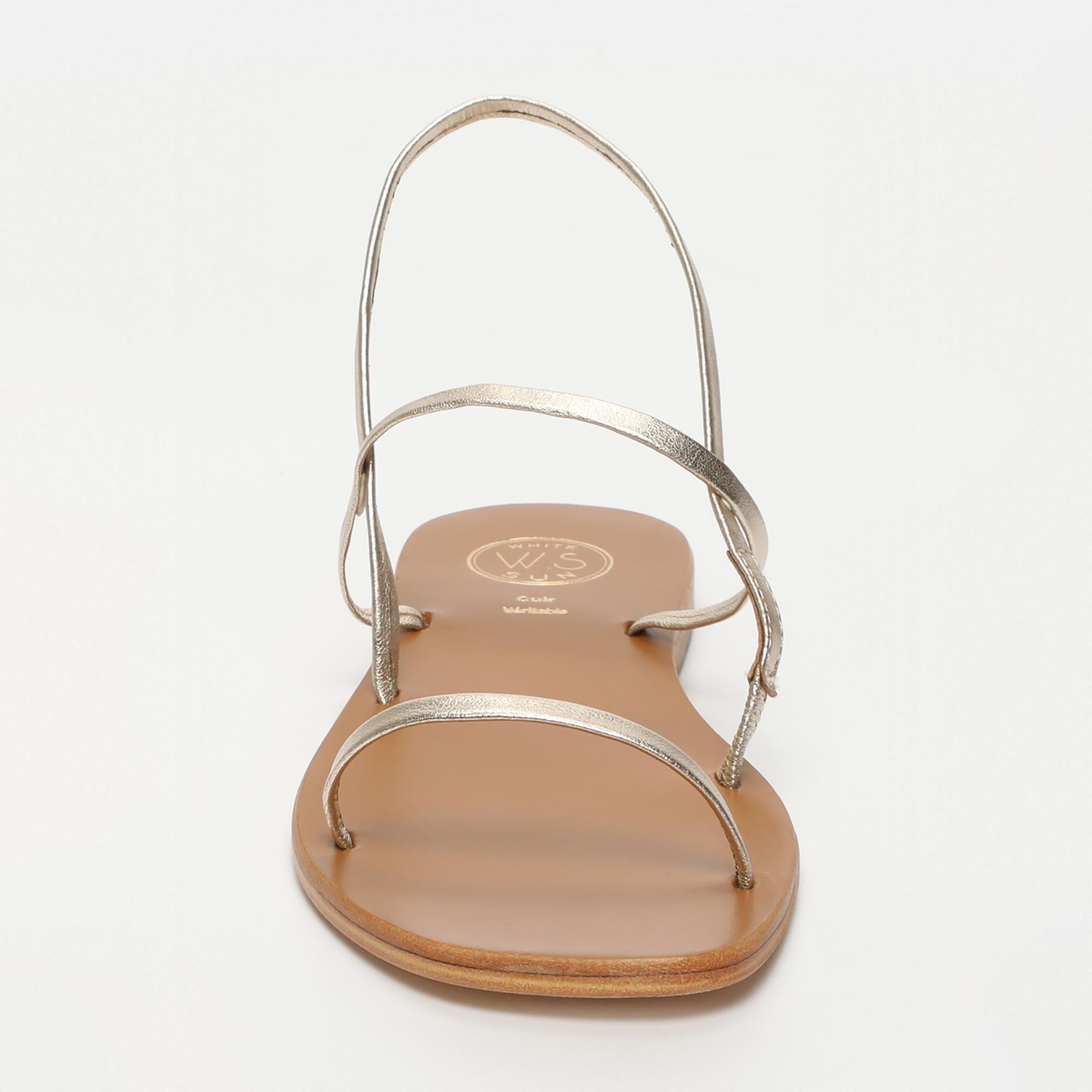 DORRIN sandales en cuir or