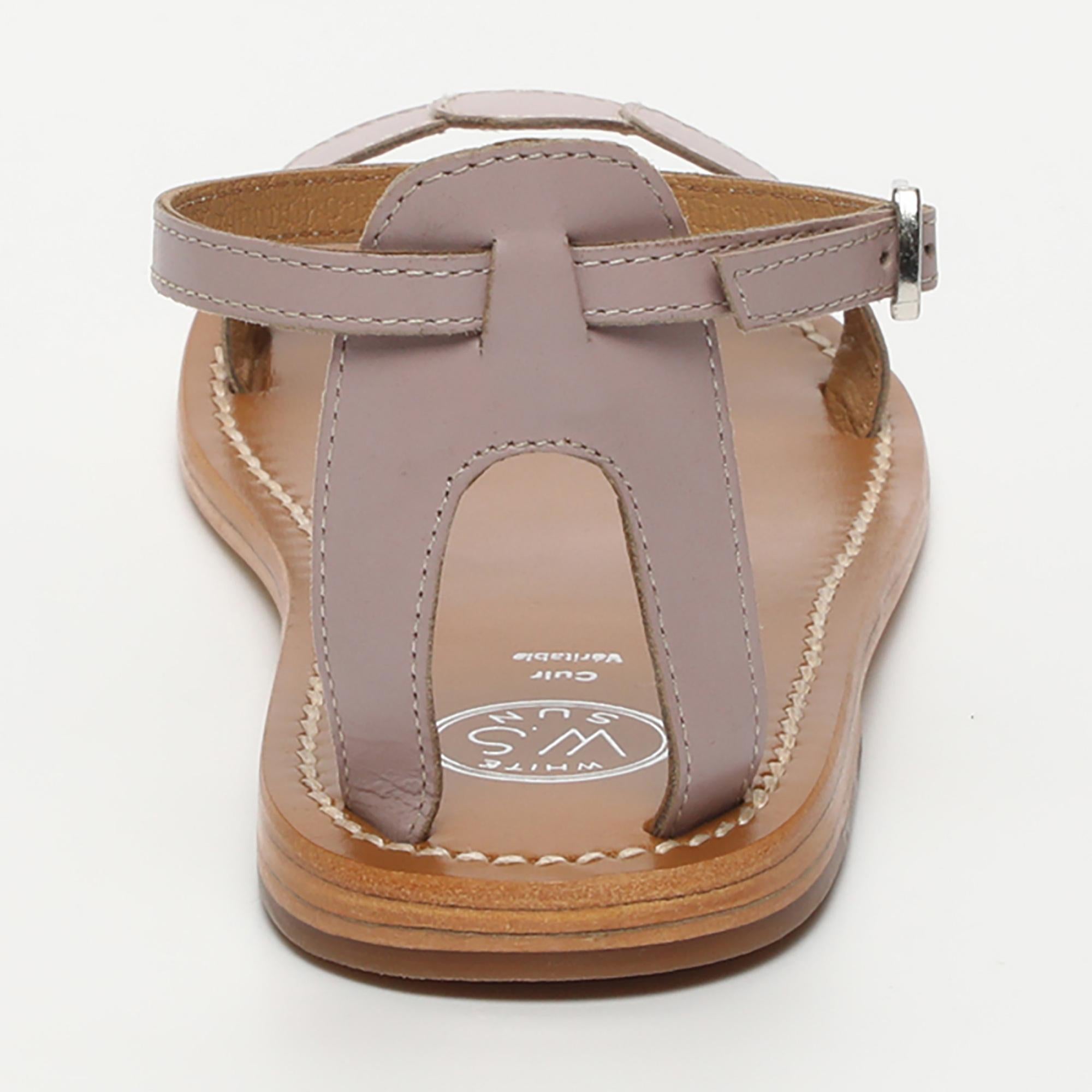 HAVILA sandales en cuir lilas
