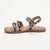 AQUARELLA sandales cuir pink + nude