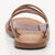 LEIA sandales cuir lilac + blue lizard
