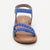LILI sandales cuir royal blue