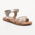 LILI sandales cuir platinium
