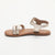 LILI sandales cuir platinium