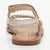LILI sandales cuir platinium