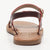 NICOLAS sandales cuir burgundy + platinium