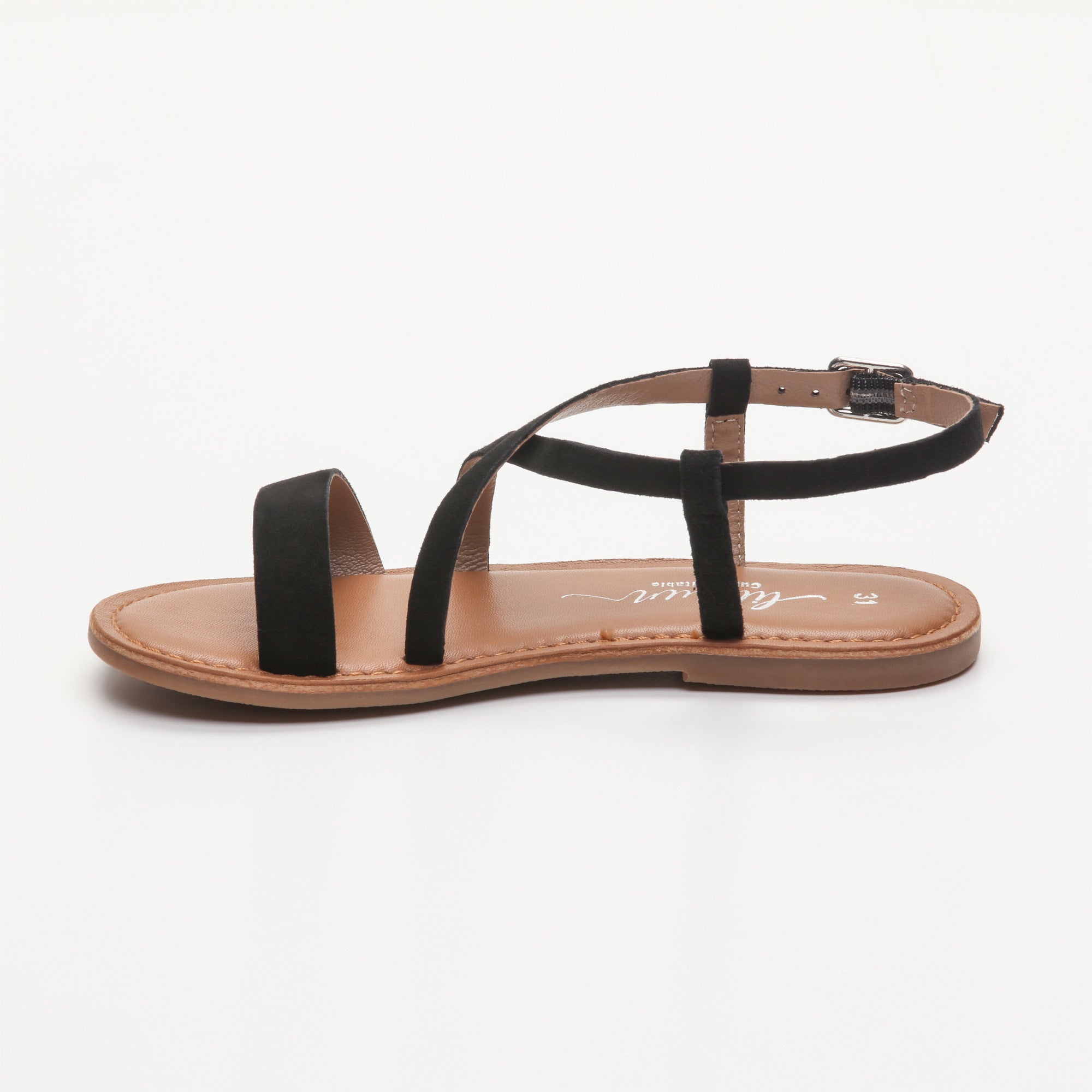 BELLA sandales cuir black