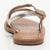 MARGUERITE sandales cuir platinium metallic + leopard