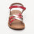 ROMY sandales cuir fushia + gold