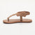 LEONIE sandales cuir camel