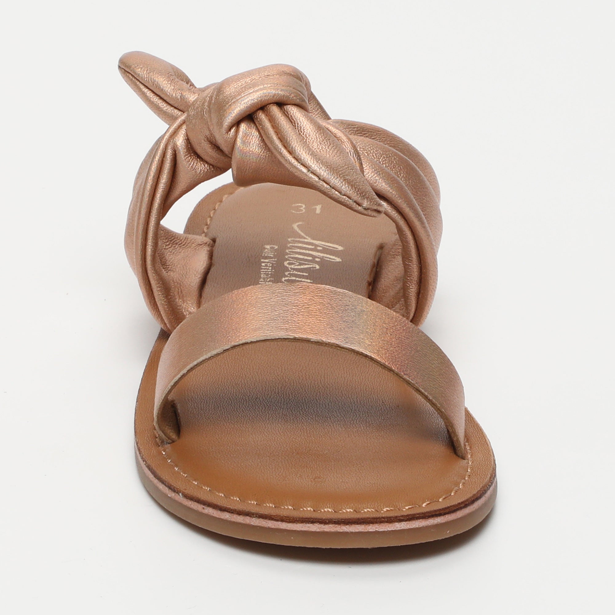 ELENA Mules arc en ciel orange