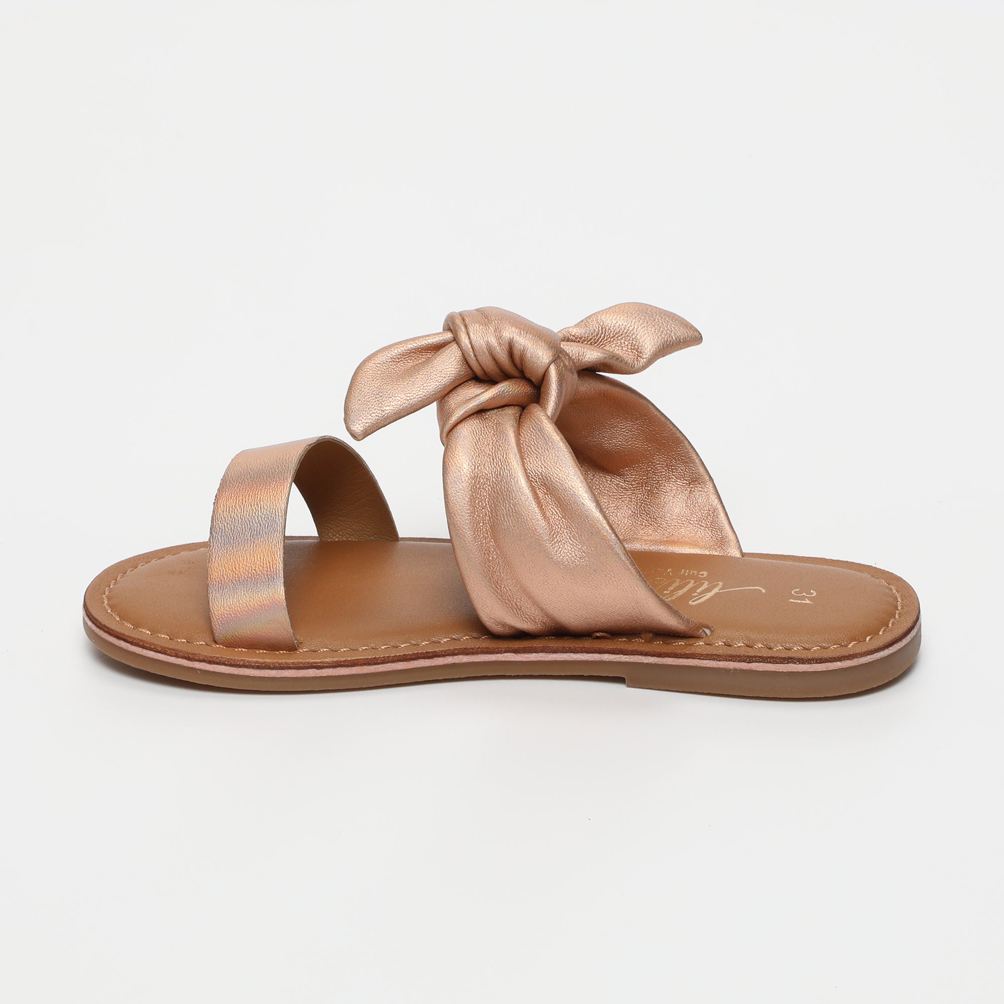 ELENA Mules arc en ciel orange
