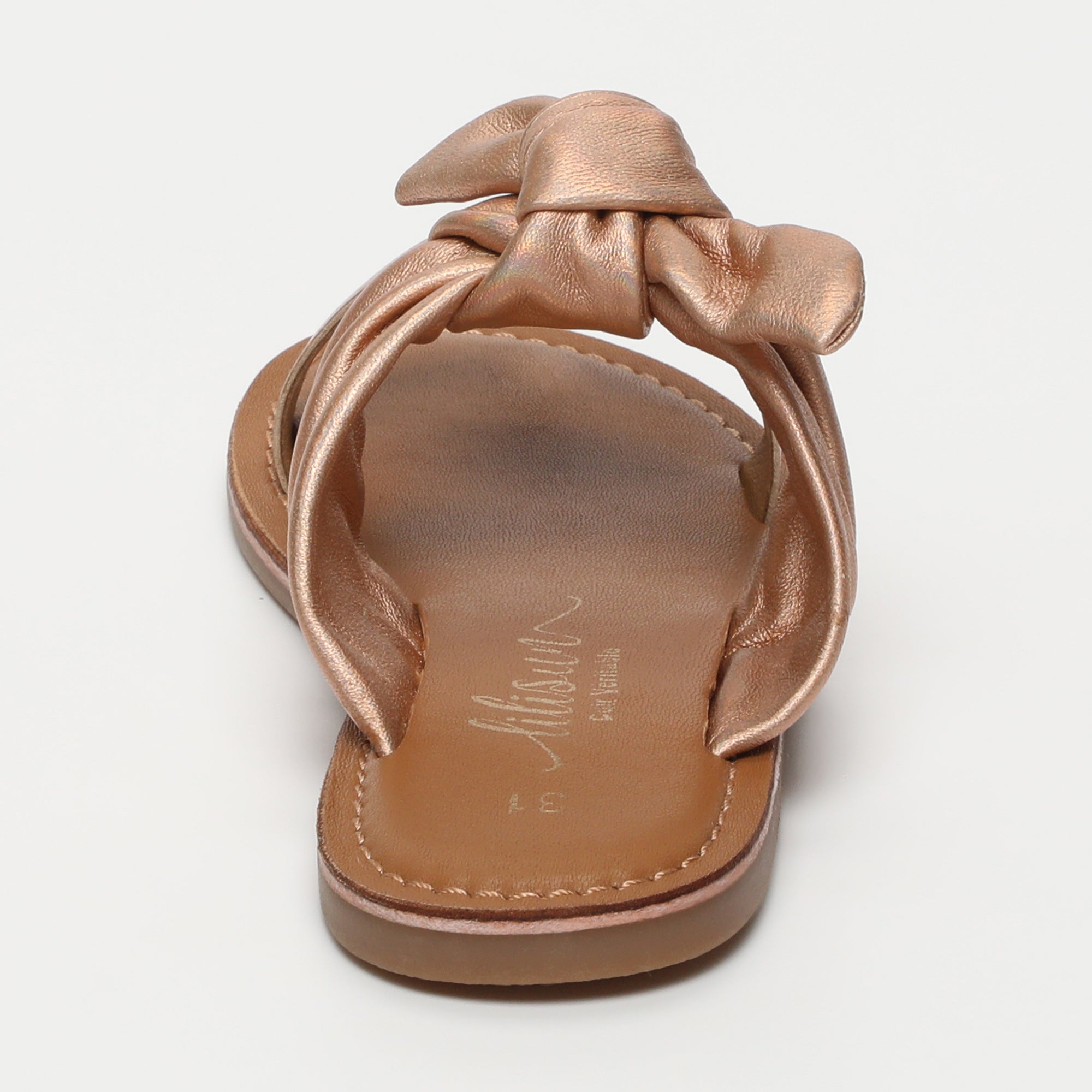 ELENA Mules arc en ciel orange