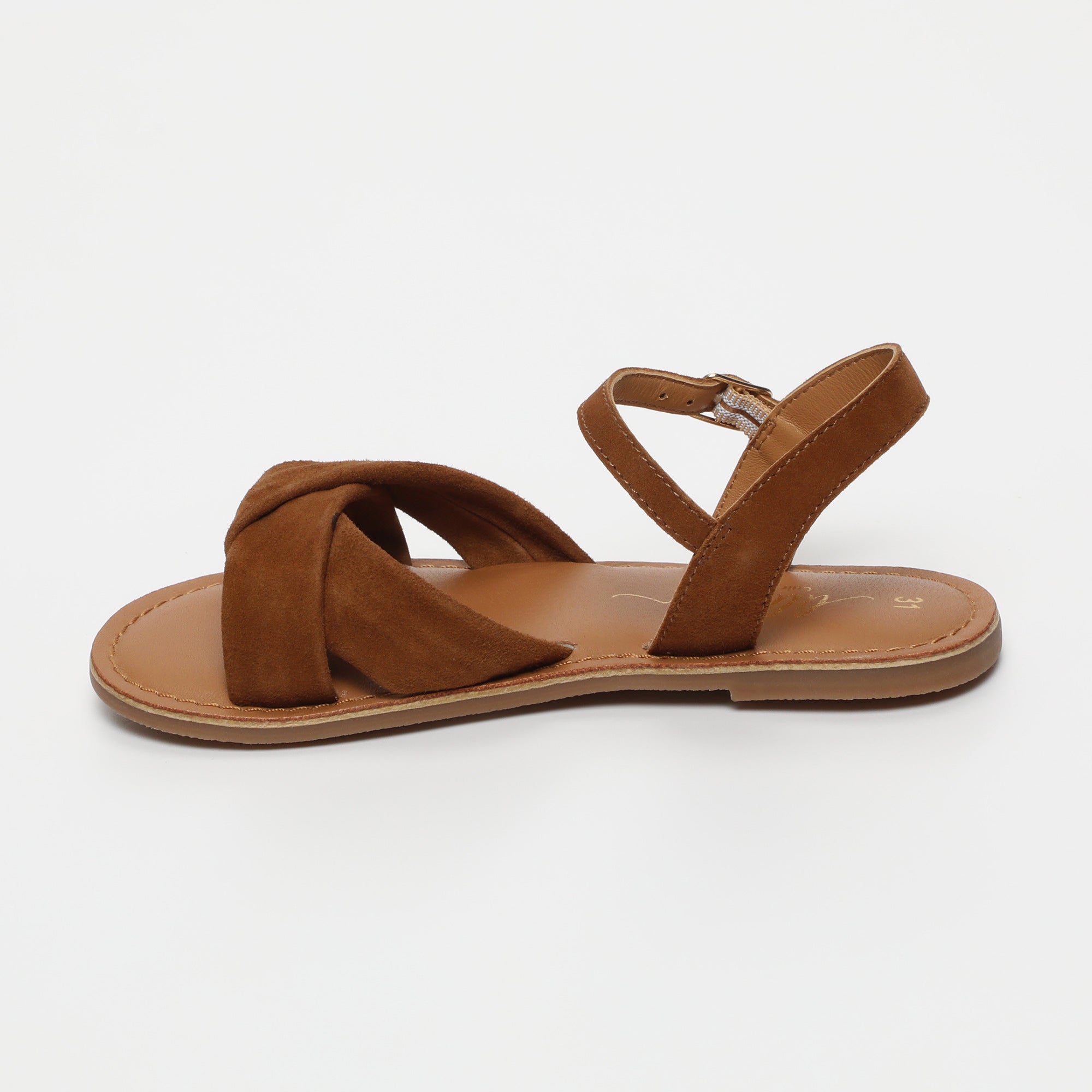 KINIE Sandales camel