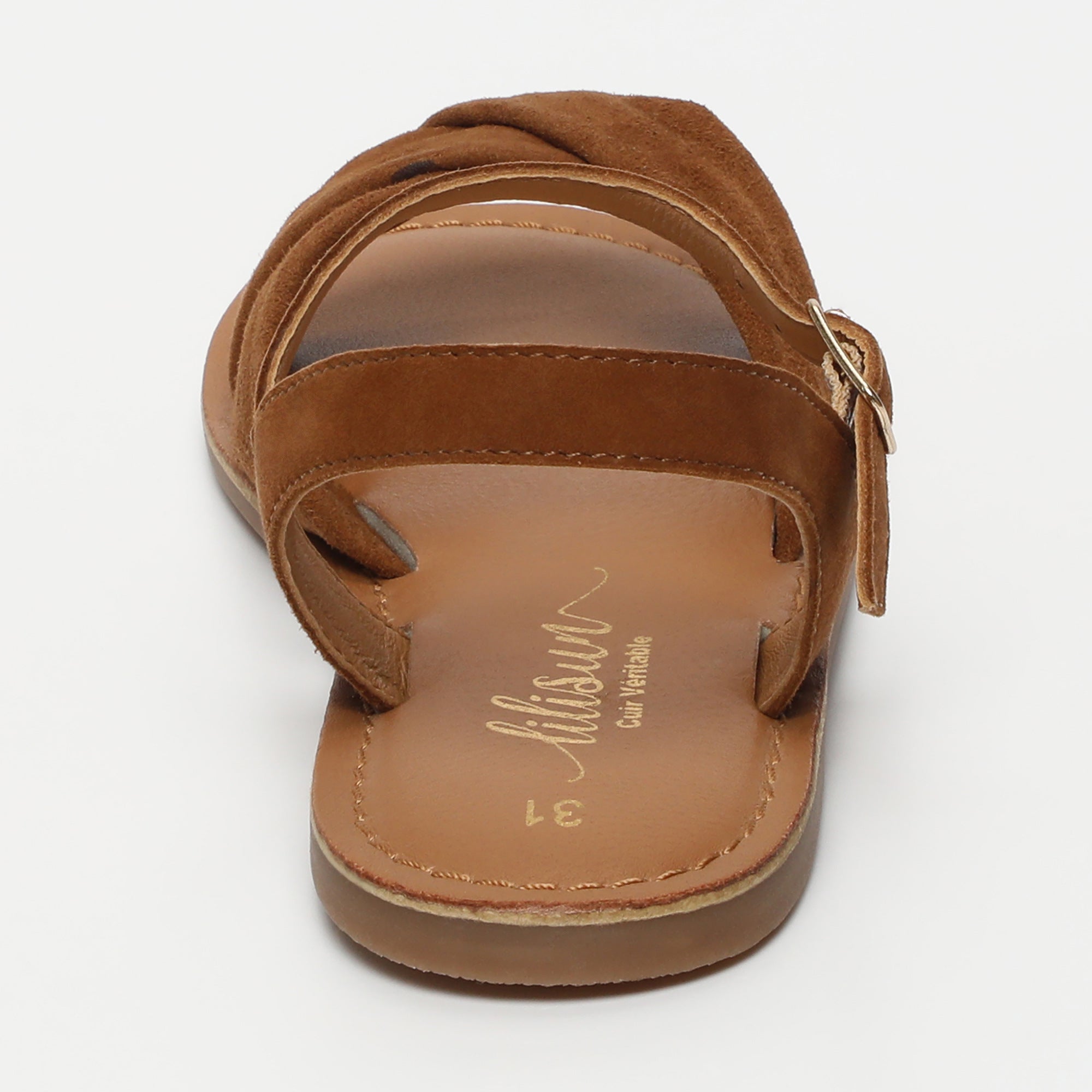 KINIE Sandales camel