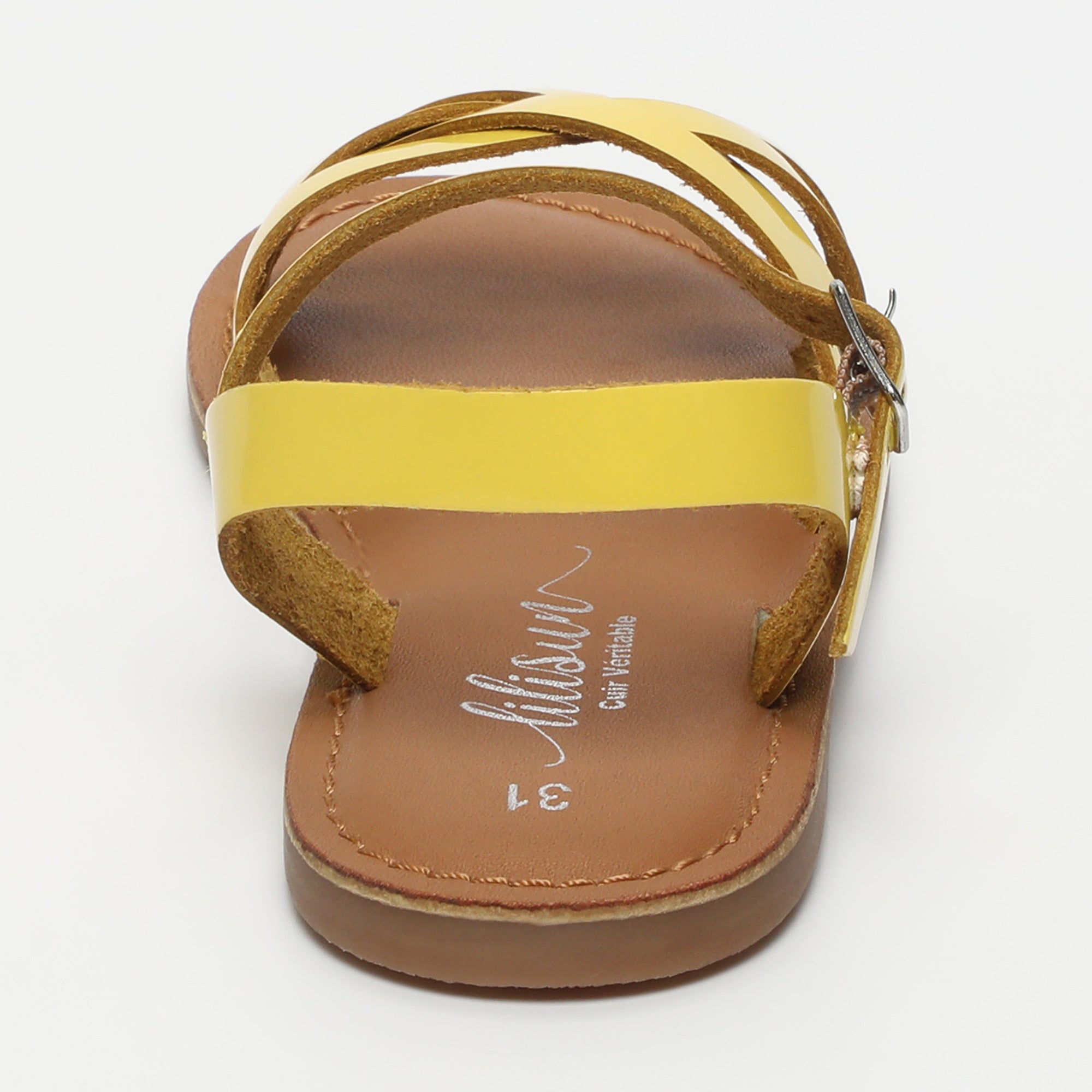 KENNY Sandales jaune citron