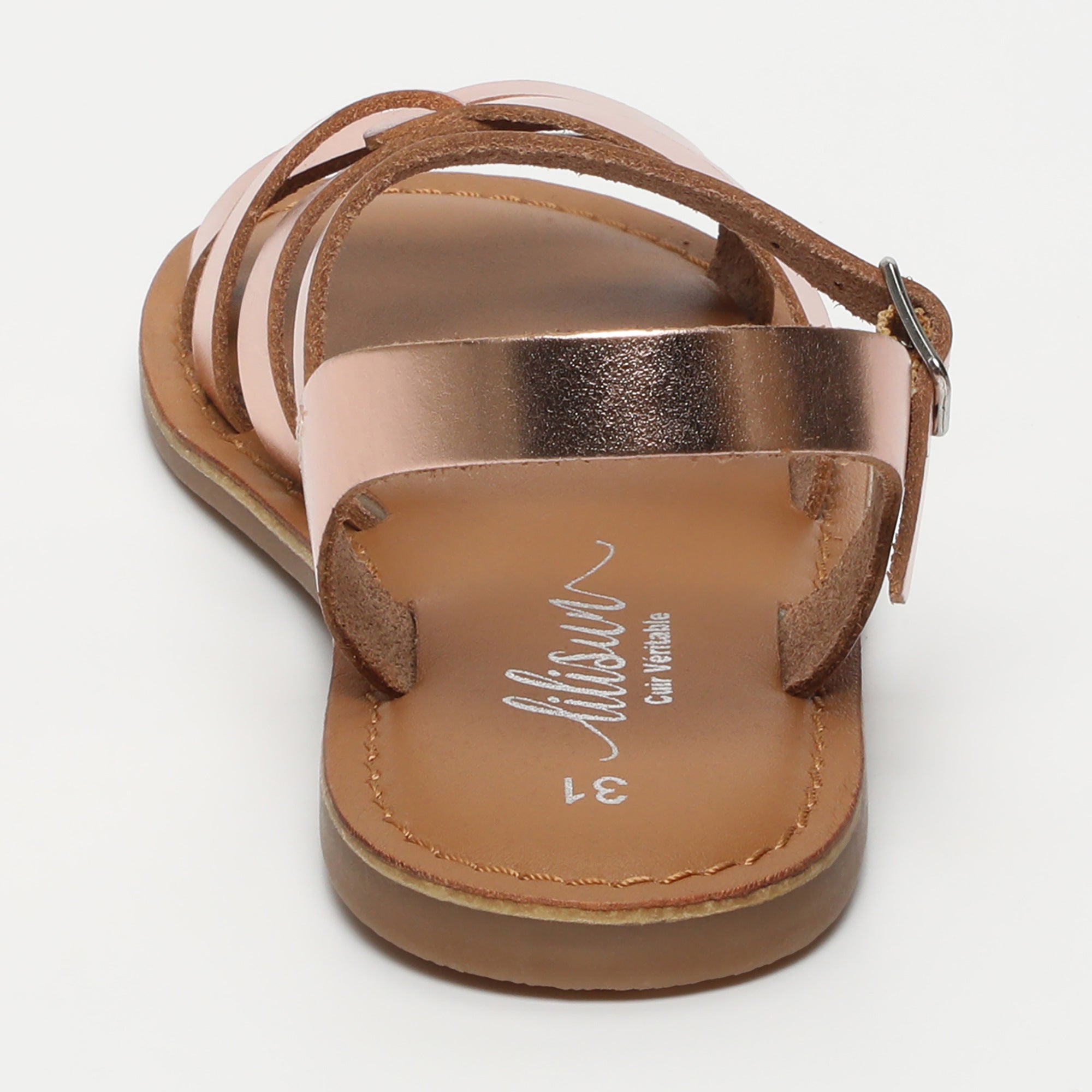 MIKIE Sandales rosegold