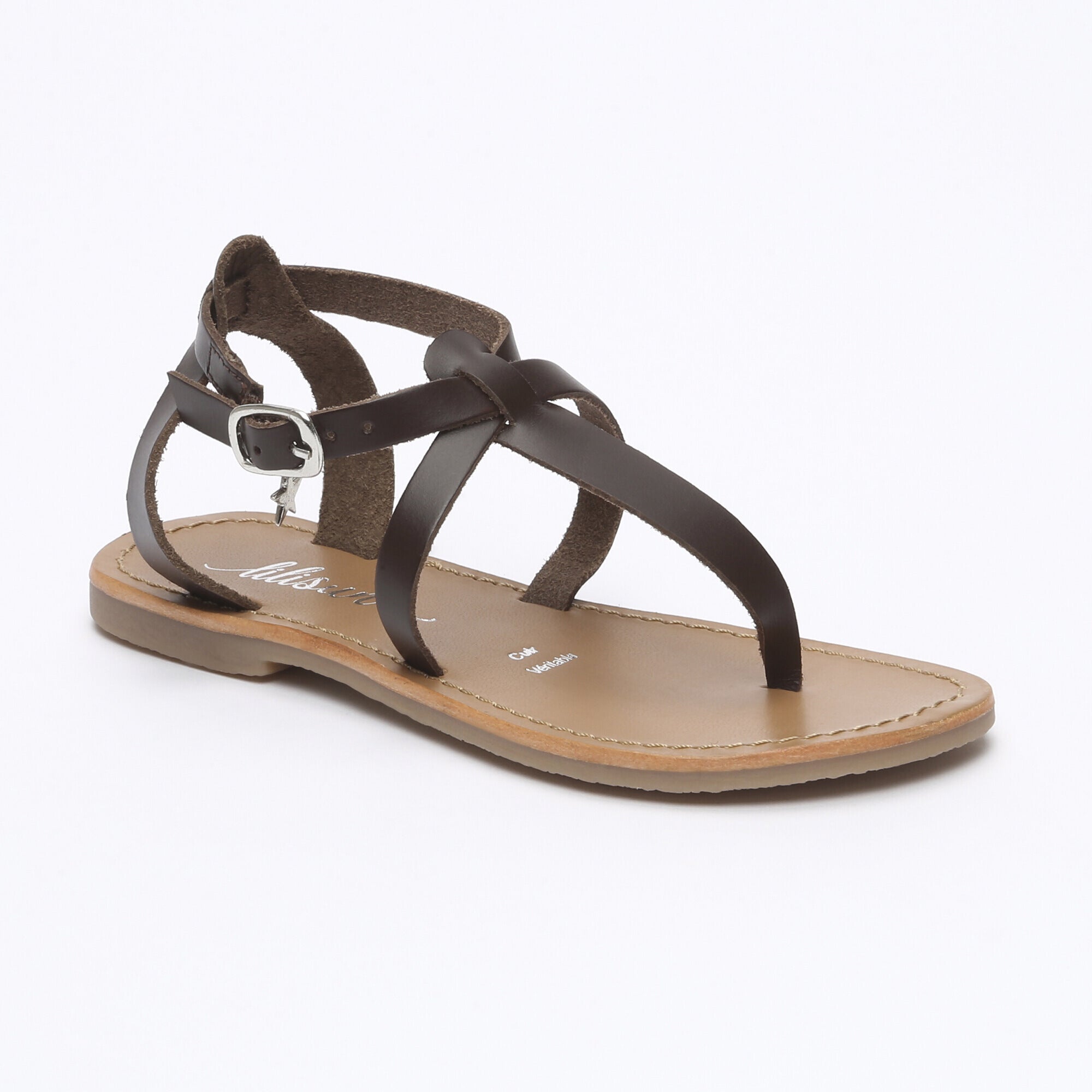 JADE Sandales chocolat