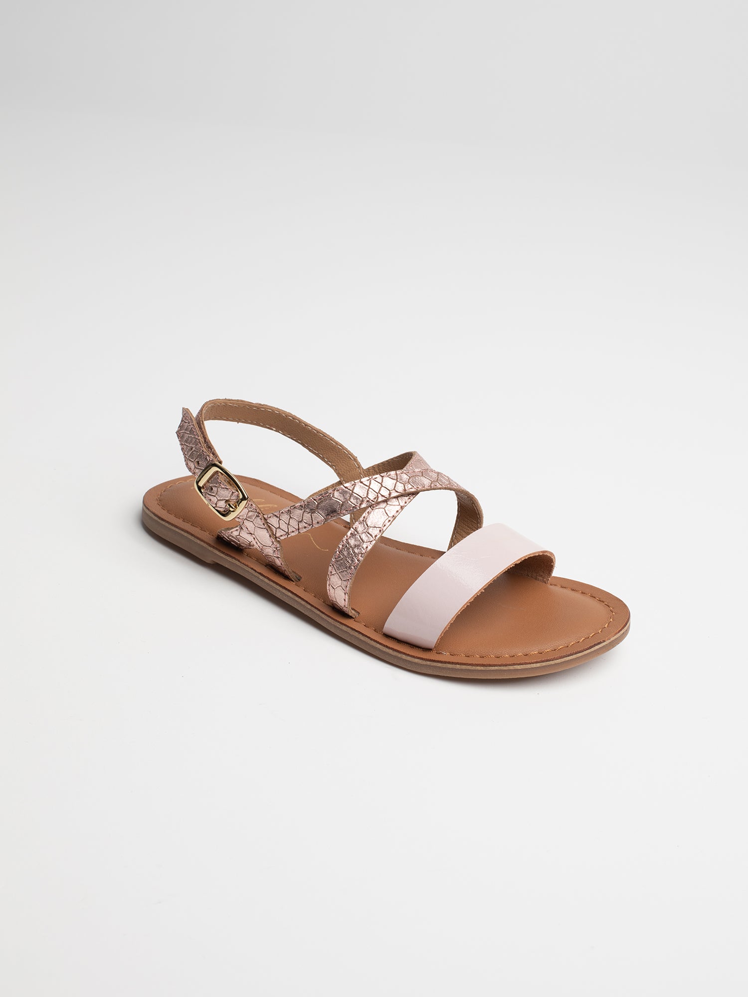 FLORA sandales rosegold