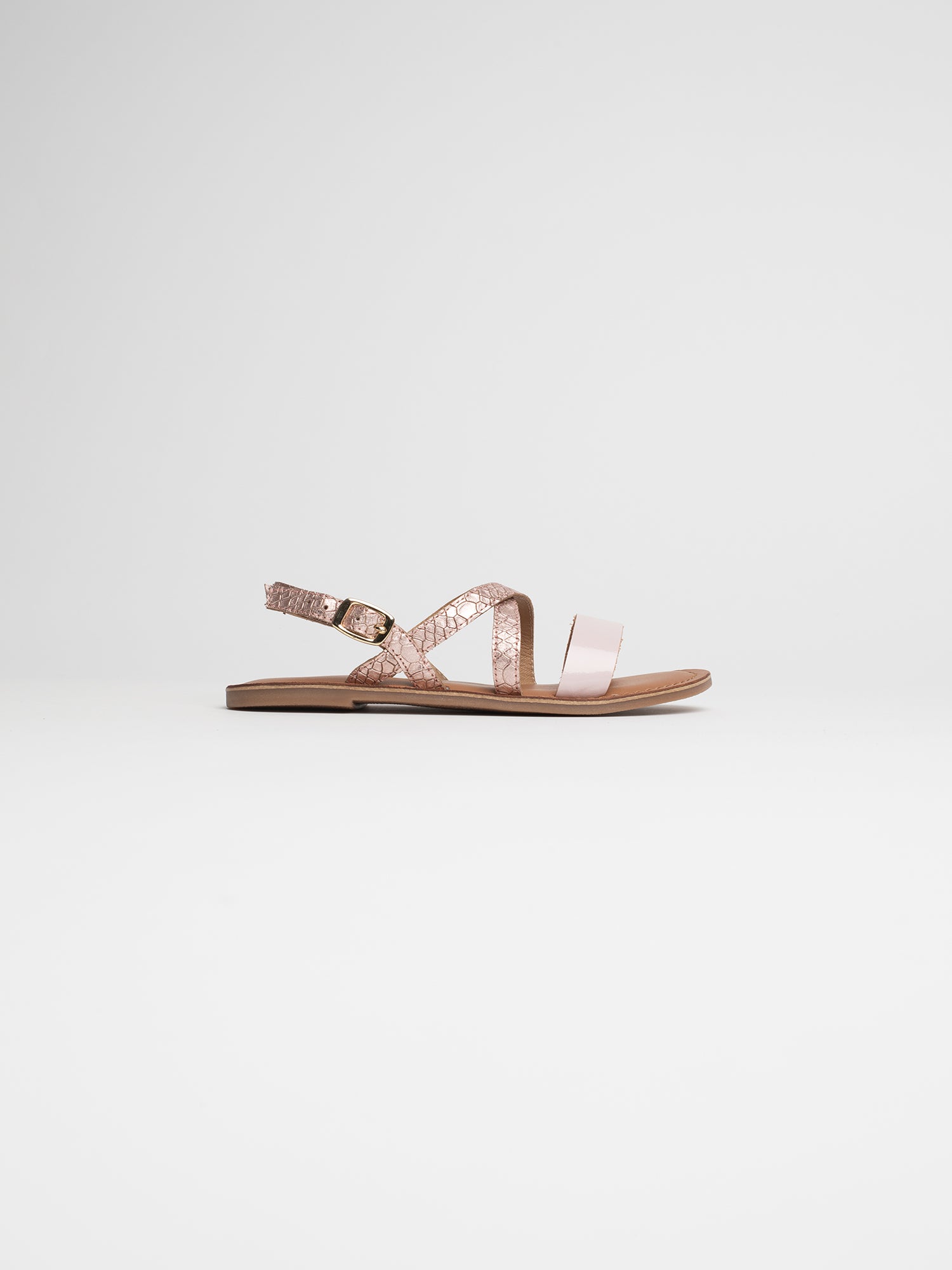 FLORA sandales rosegold