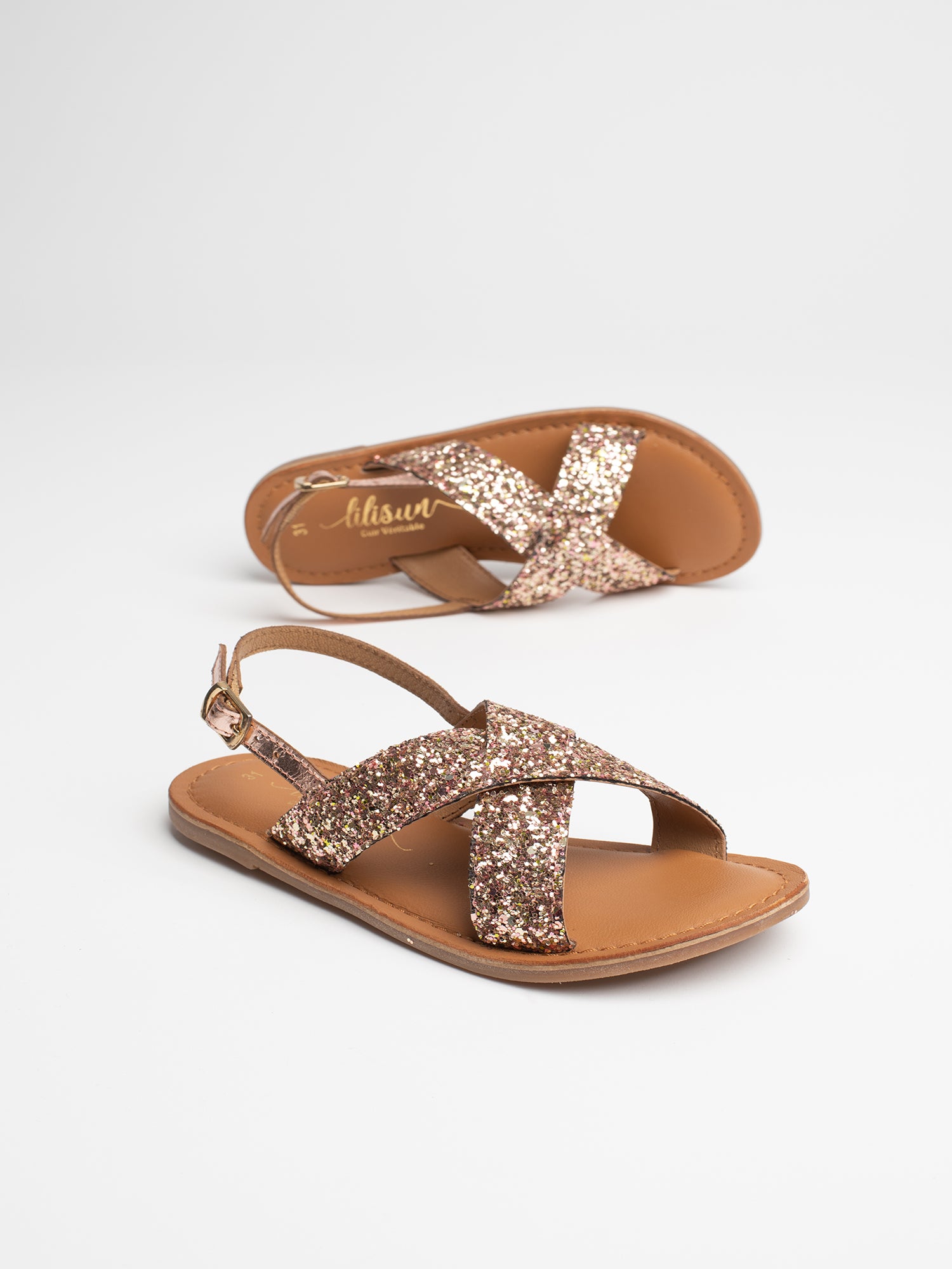 ARIELA sandales rosegold