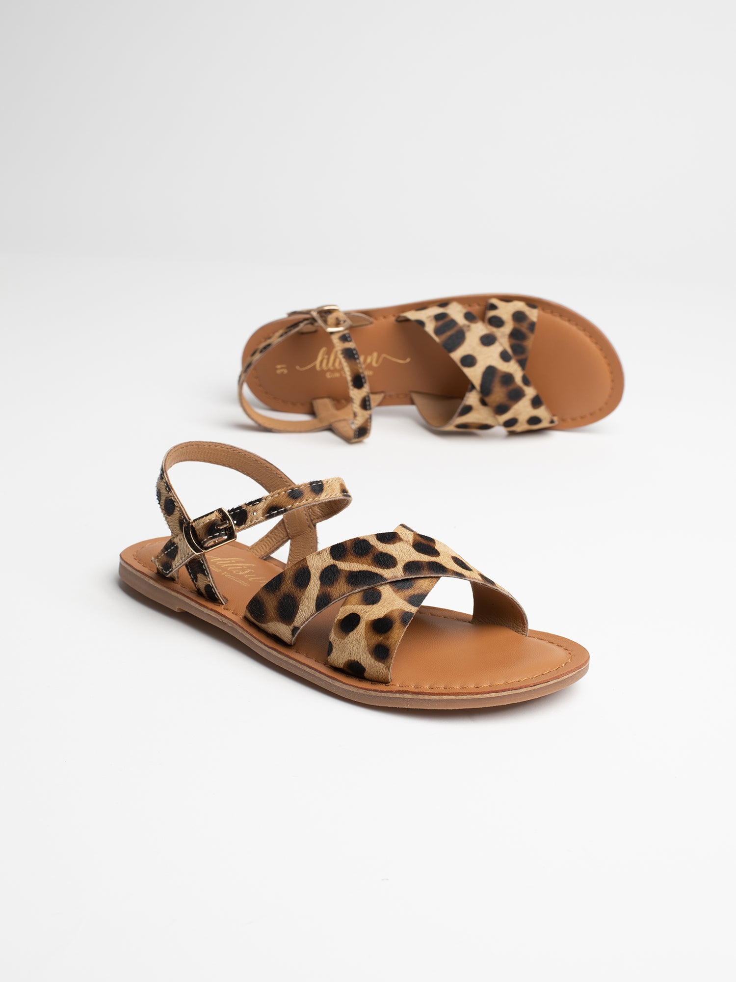 DUMBA sandales leopard
