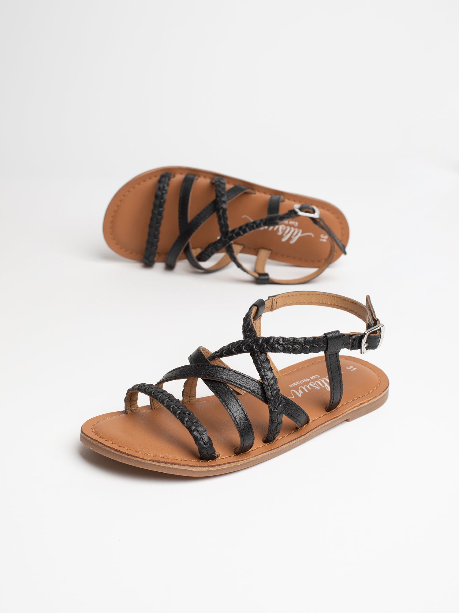 RAZPUNZEL sandales noir