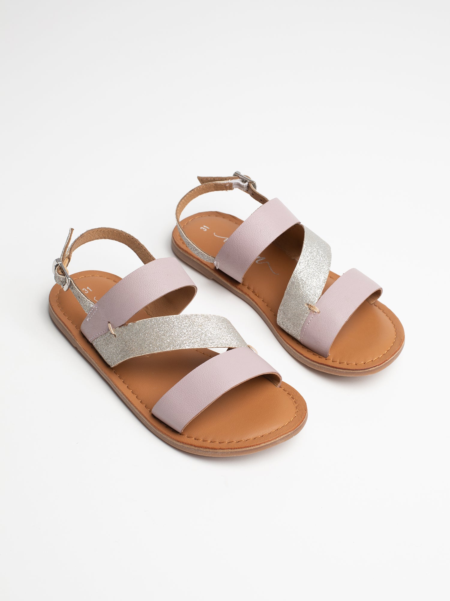 BARBIELA sandales lila clair