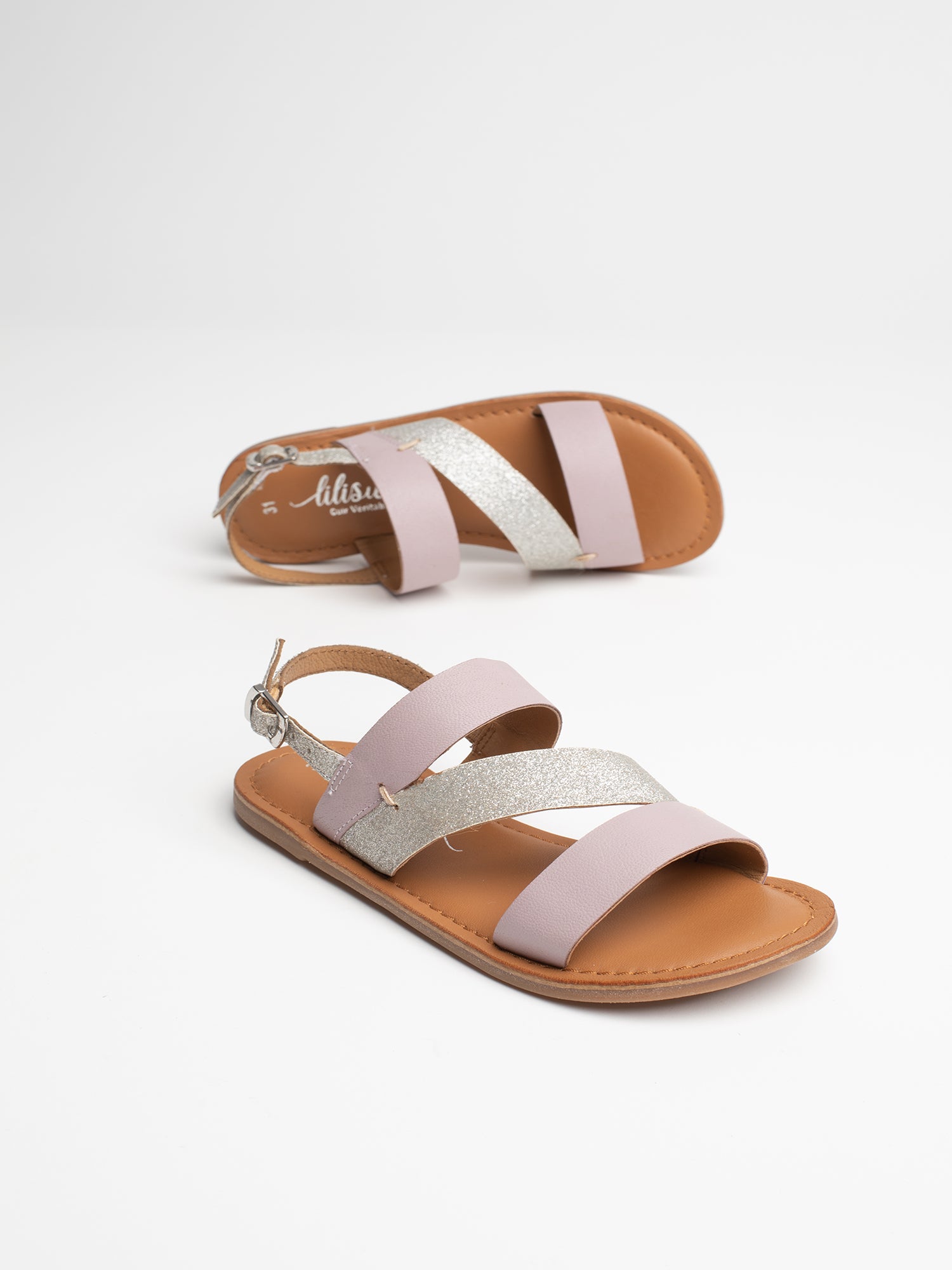BARBIELA sandales lila clair