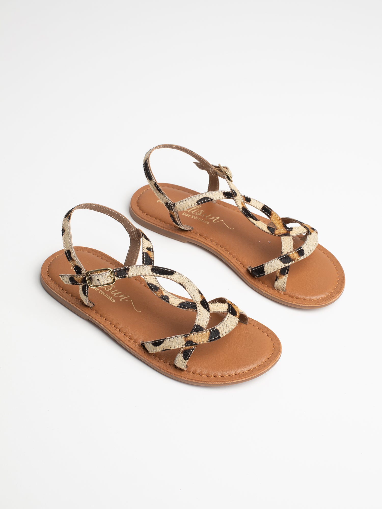 LEILA sandales leopard