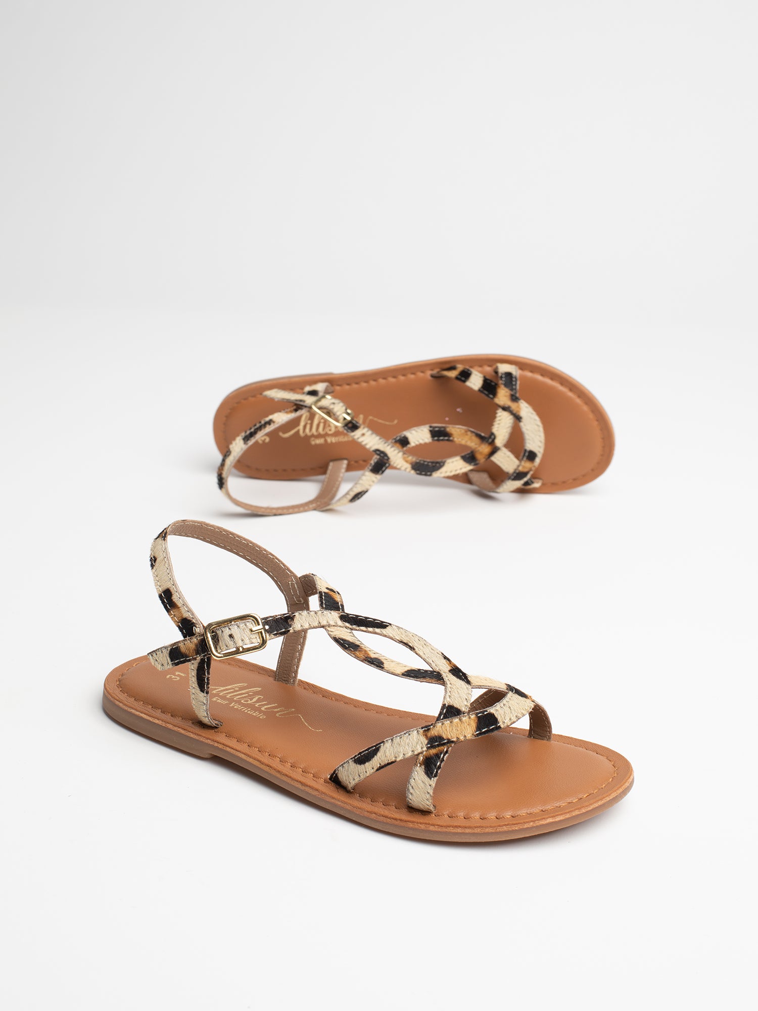 LEILA sandales leopard