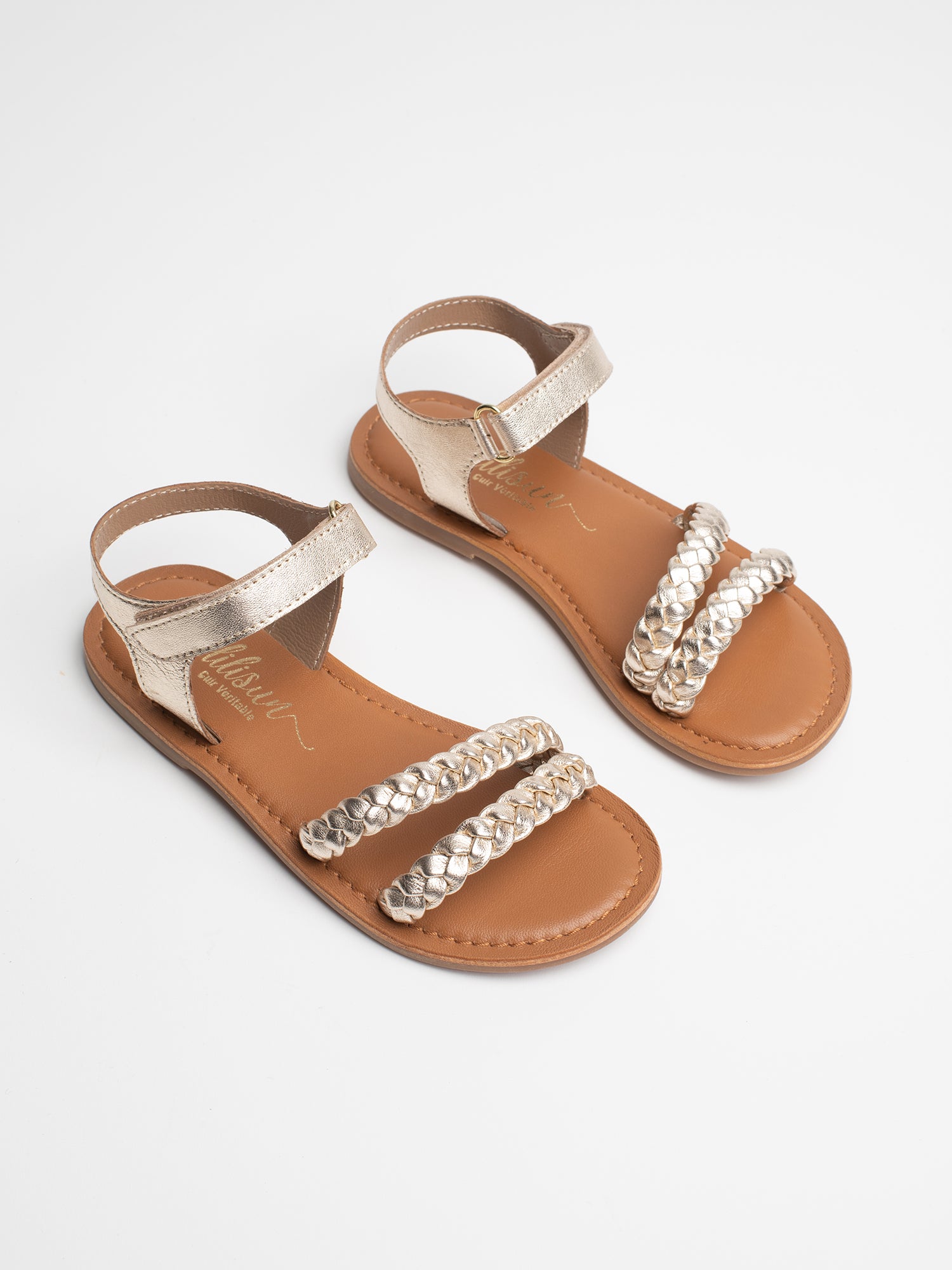 LILI Sandales platine