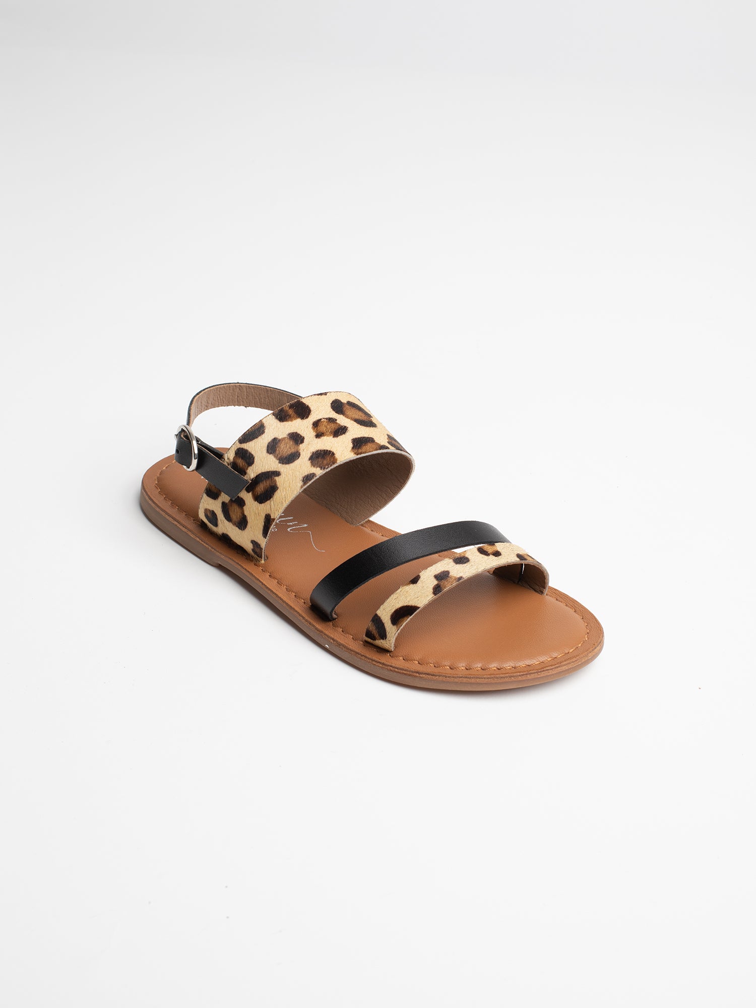 BELLE Sandales léopard
