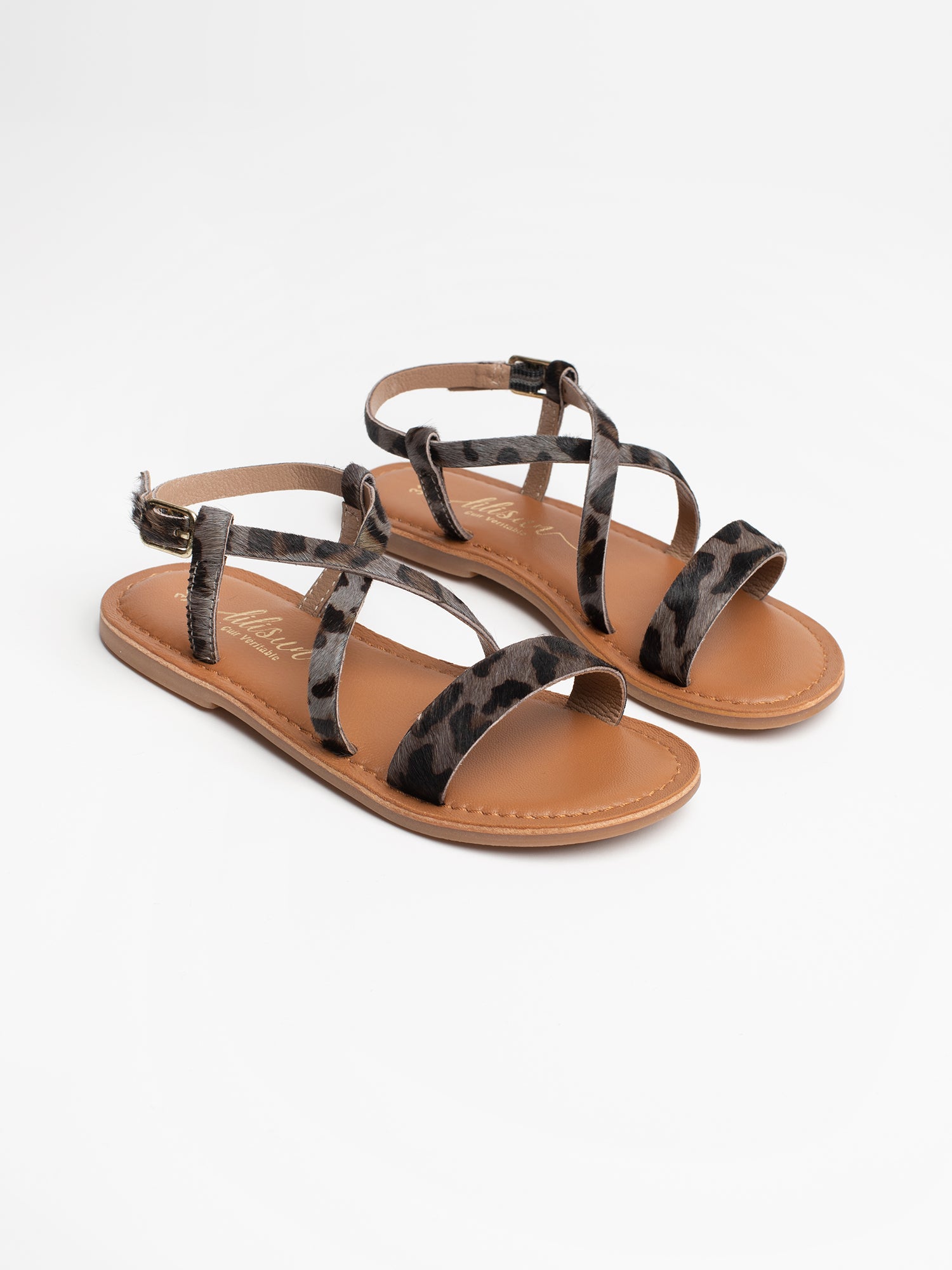 BELLA Sandales léopard