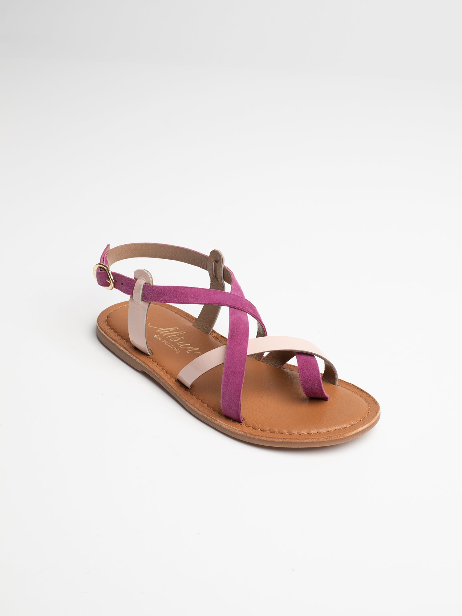 BAMBINA sandales violet foncé