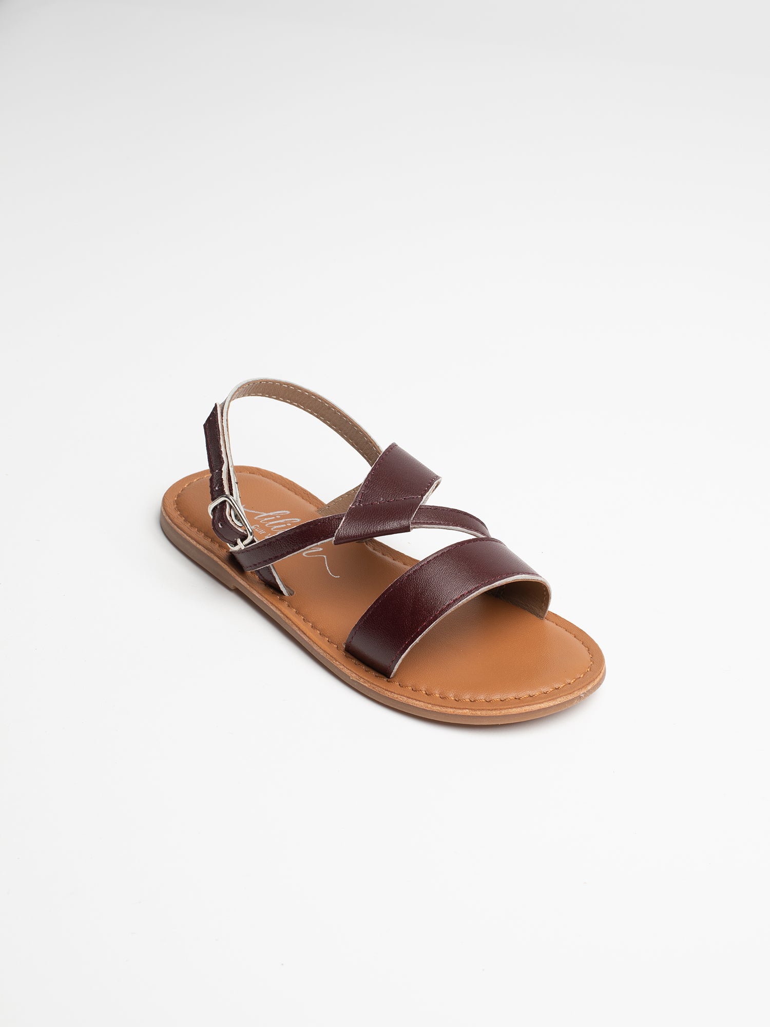 MARGUERITE sandales bordeaux