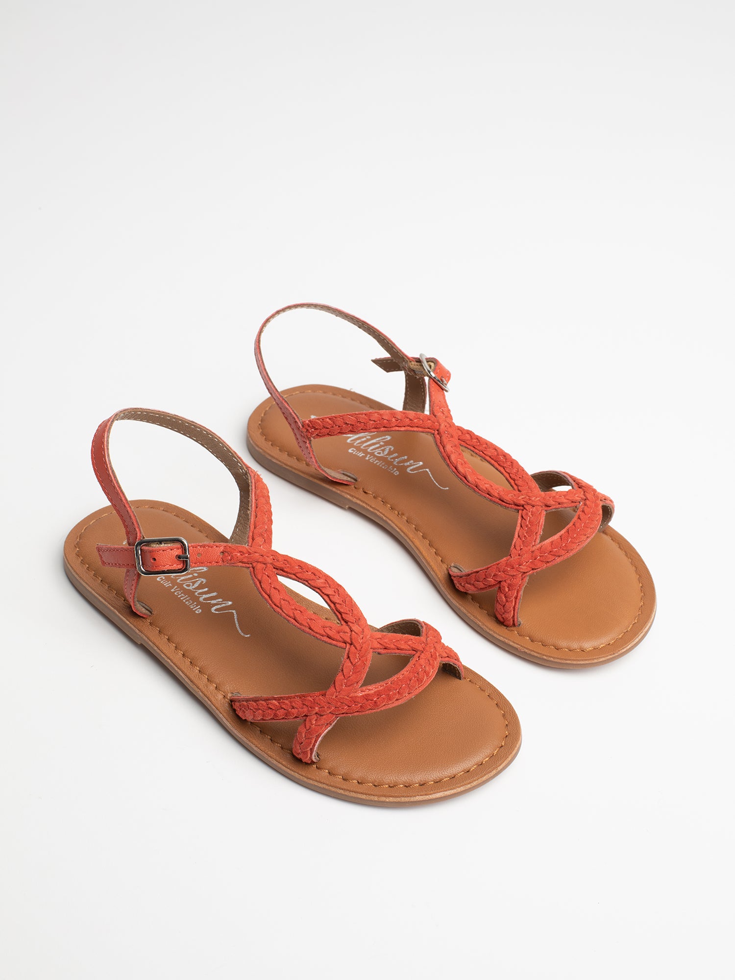 JOANNA sandales corail